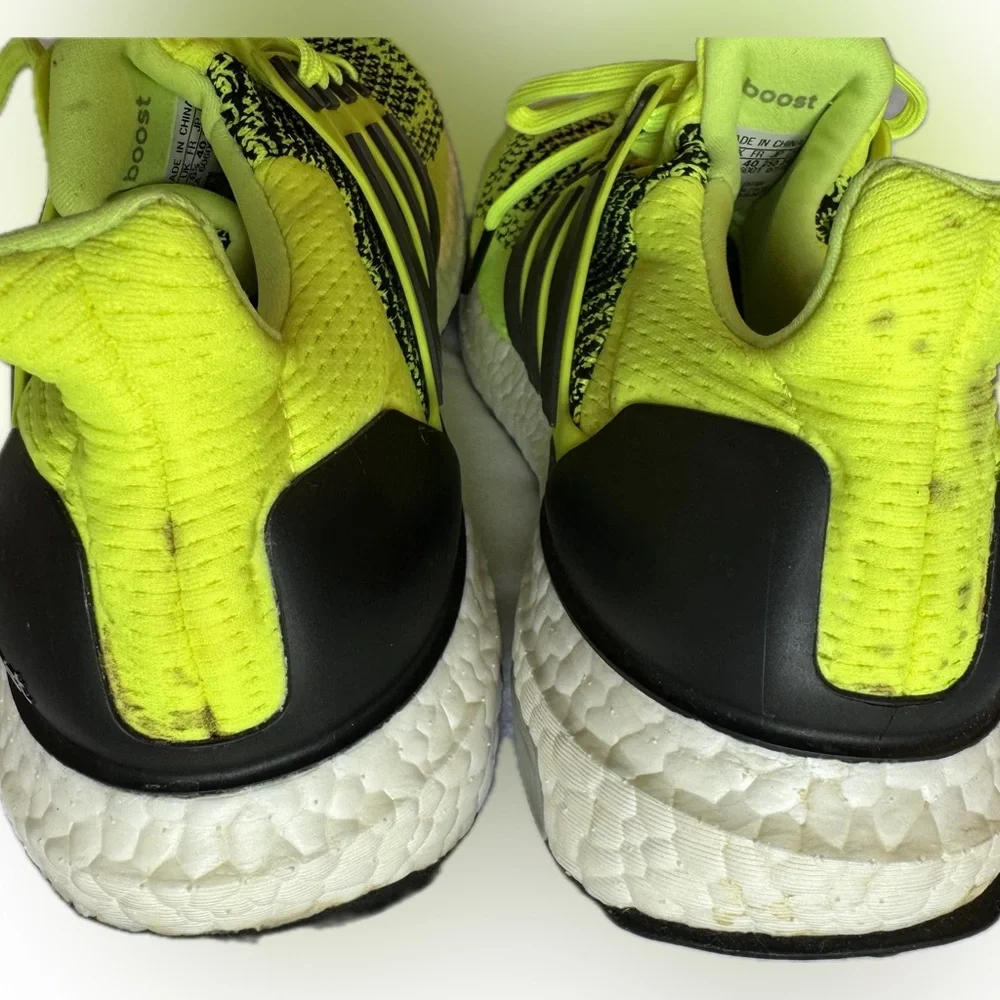 Adidas UltraBoost 1.0 Solar Yellow Black EH1100 women’s 8.5 / mens 7 💛 Like New - Picture 6 of 7